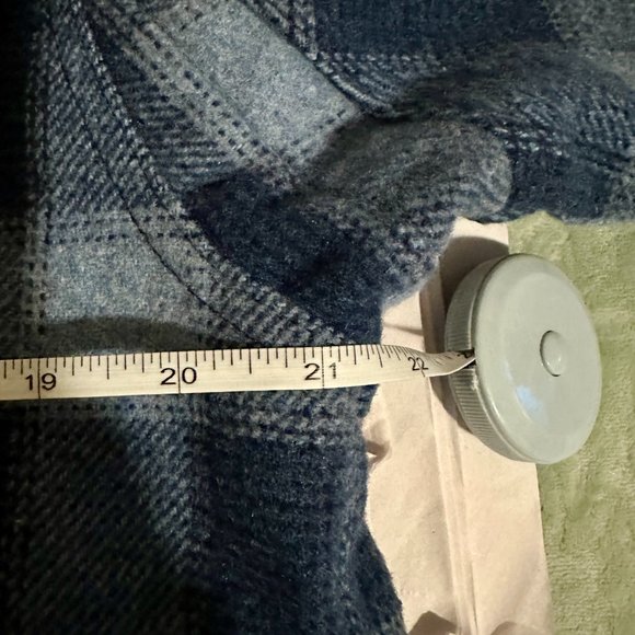 Jachs New York Men's Wool Blend Sherpa Fleece Lined Jacket Size M Blue Plaid NEW - Picture 7 of 16